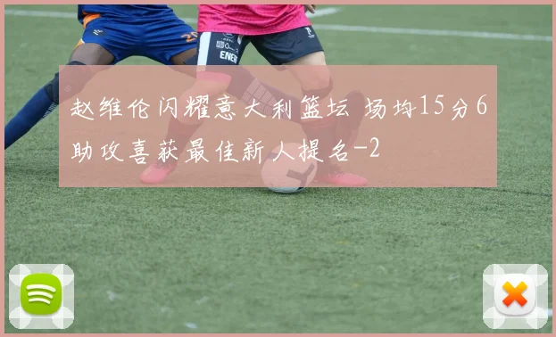 赵维伦闪耀意大利篮坛 场均15分6助攻喜获最佳新人提名
