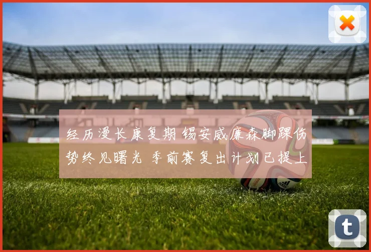 经历漫长康复期 锡安威廉森脚踝伤势终见曙光 季前赛复出计划已提上日程